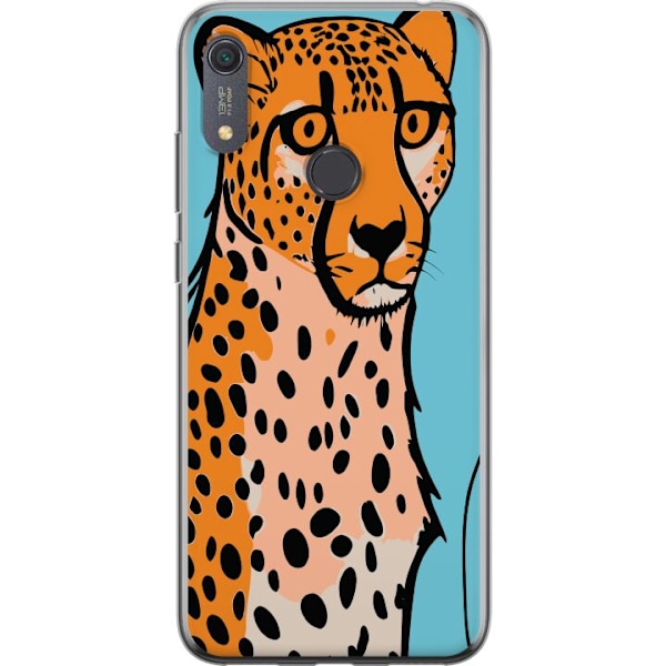 Huawei Y6s (2019) Genomskinligt Skal Surprised Leopard