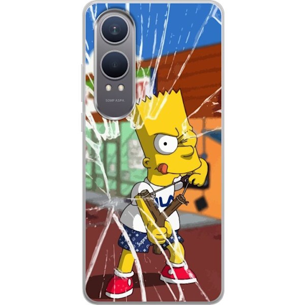 OnePlus Nord CE4 Lite Gennemsigtig cover Bart Simpson