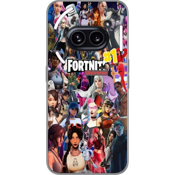 Nothing Phone (2a) Läpinäkyvä kuori Fortnite