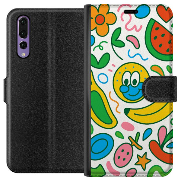 Huawei P20 Pro Lommeboketui Sommerfuglslør