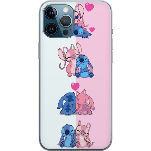 Apple iPhone 12 Pro Max Gjennomsiktig deksel Lilo & Stitch