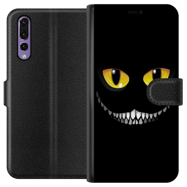 Huawei P20 Pro Tegnebogsetui Øjne I Mørk Sort