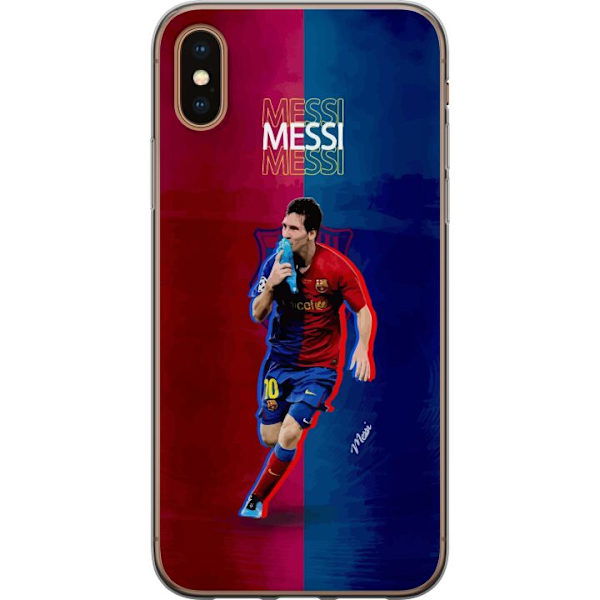 Apple iPhone XS Max Gjennomsiktig deksel Messi