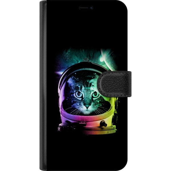 Motorola Moto G34 Plånboksfodral Space Cat