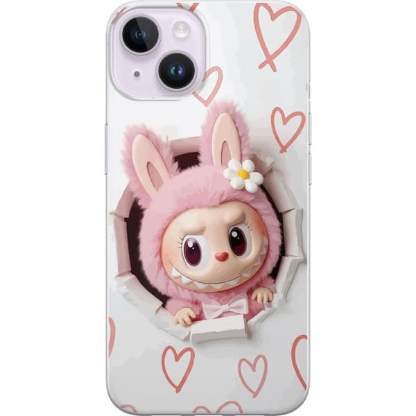Kompatibelt Mobildeksel til Apple iPhone 14 Vinylmonsterfigur, kawaii-utgave, samledukke