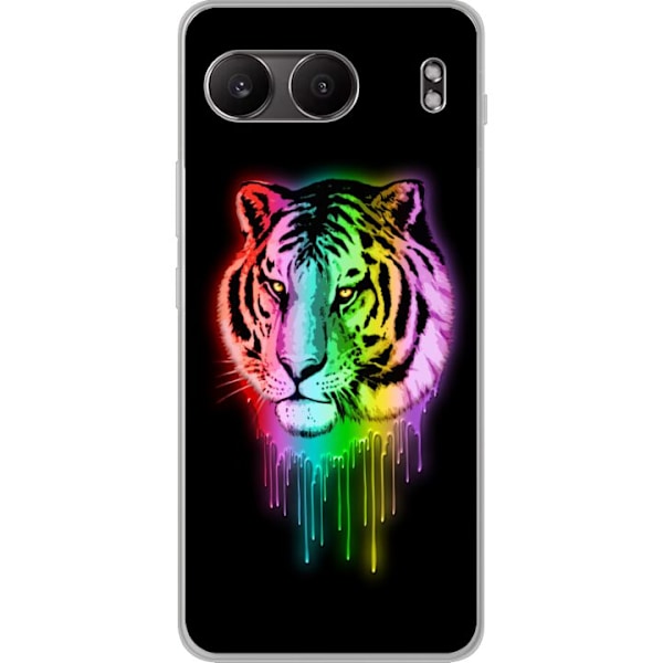 OnePlus Nord 4 Gennemsigtig cover Neon Tigeren