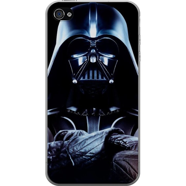 Apple iPhone 4 Genomskinligt Skal Darth vader