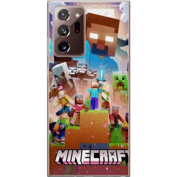 Samsung Galaxy Note20 Ultra Genomskinligt Skal Minecraft