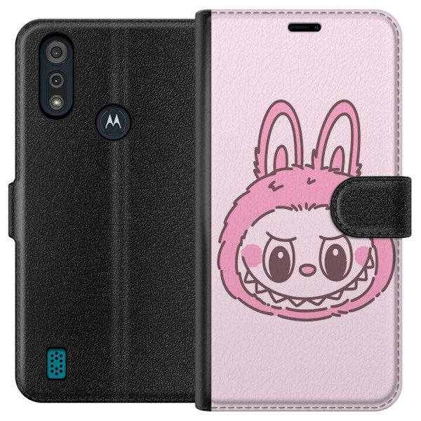 Motorola Moto E6i Lompakkokotelo Labubu Eläinradan Bunny-versio