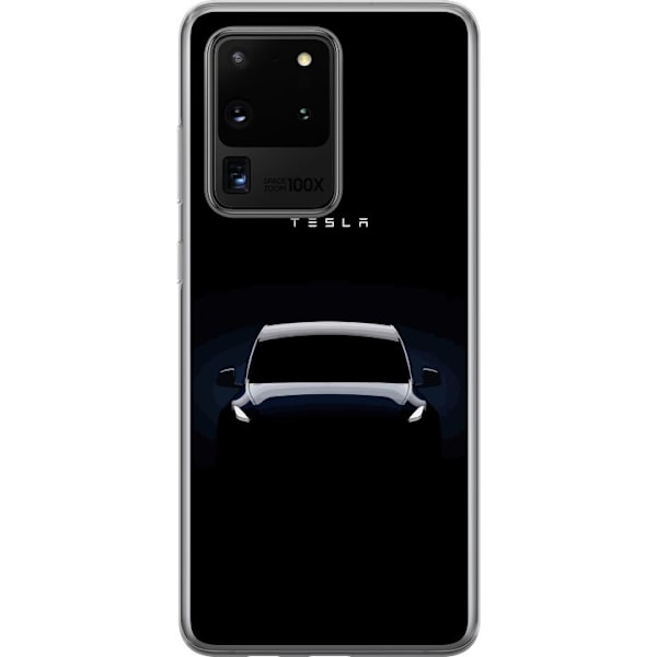 Samsung Galaxy S20 Ultra Gjennomsiktig deksel Tesla