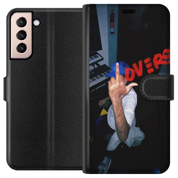 Samsung Galaxy S21 Lompakkokotelo Rakkaus Mystiikka Suunnittelu Romanttinen Motiivi Suosittu Graafinen Kuviointi Muoti Tyyli