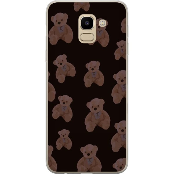 Samsung Galaxy J6 Gennemsigtig cover En bjørn flere bjørne