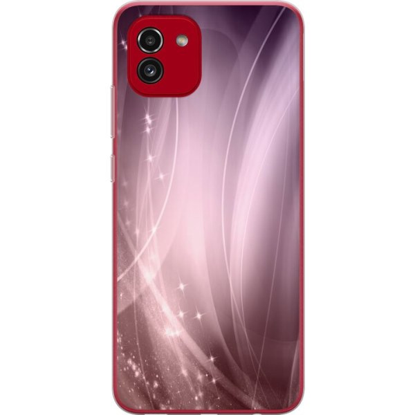 Samsung Galaxy A03 Gennemsigtig cover Lavendelstøv