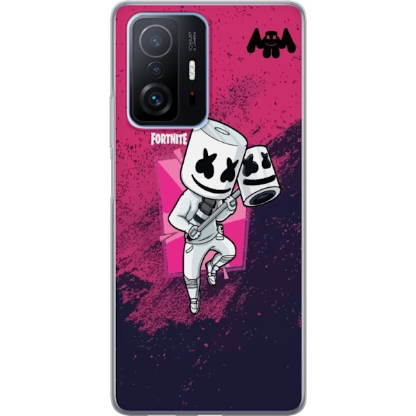 Xiaomi 11T Pro Gjennomsiktig deksel Marshmello Fortnite Skin E