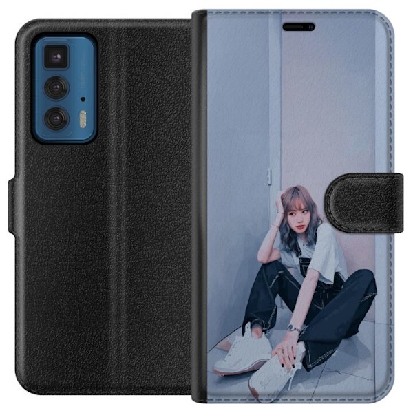 Motorola Edge 20 Pro Tegnebogsetui Lisa from Blackpink – K-p