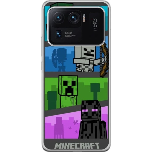 Xiaomi Mi 11 Ultra Läpinäkyvä kuori Minecraft