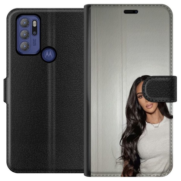 Motorola Moto G60S Lompakkokotelo Kim Kardashian – Iconic St