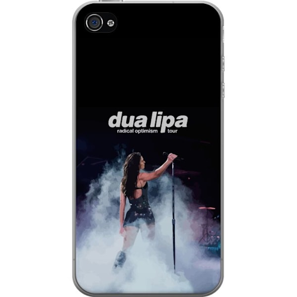 Apple iPhone 4 Gjennomsiktig deksel Dua Lipa – Signature Loo