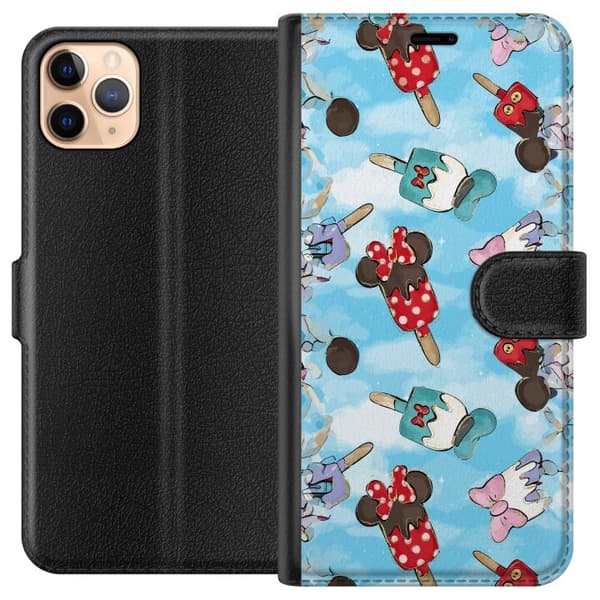 Kompatibel Tegnebogsetui til Apple iPhone 11 Pro Max Tecknade glassfigurer blå