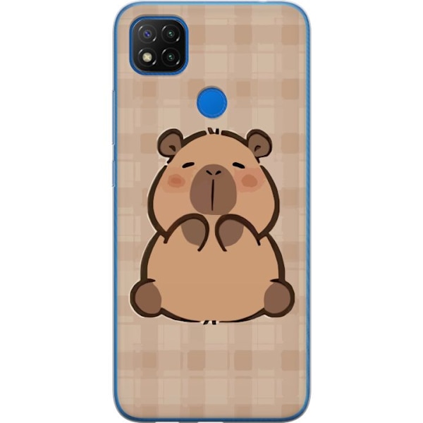 Xiaomi Redmi 9C NFC Genomskinligt Skal Mobilskal kawaii capybara flera figurer japansk stil