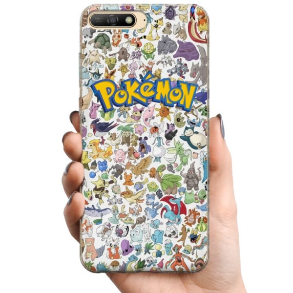 Huawei Y6 (2018) TPU Mobilcover Pokémon