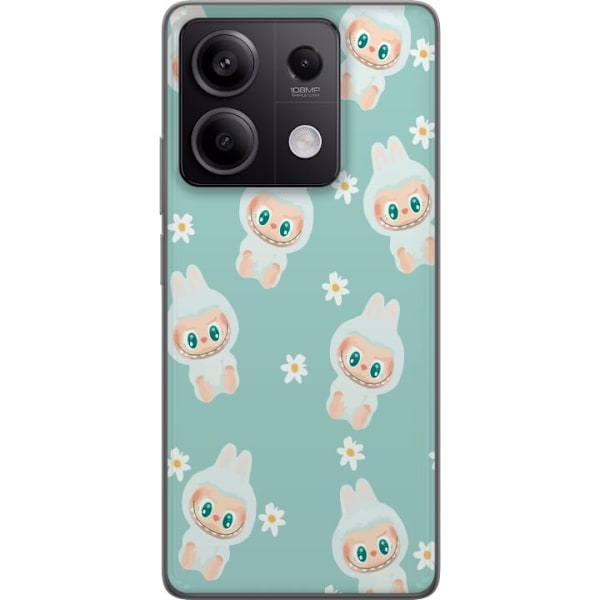 Xiaomi Redmi Note 13 Genomskinligt Skal Labubu Candy Vibes –