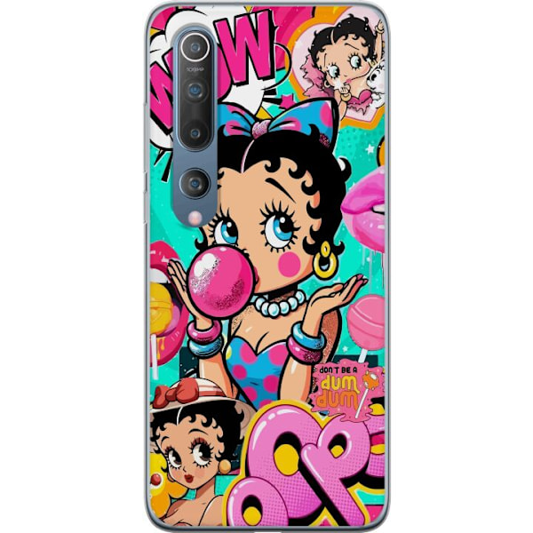 Xiaomi Mi 10 5G Gjennomsiktig deksel Betty Boop