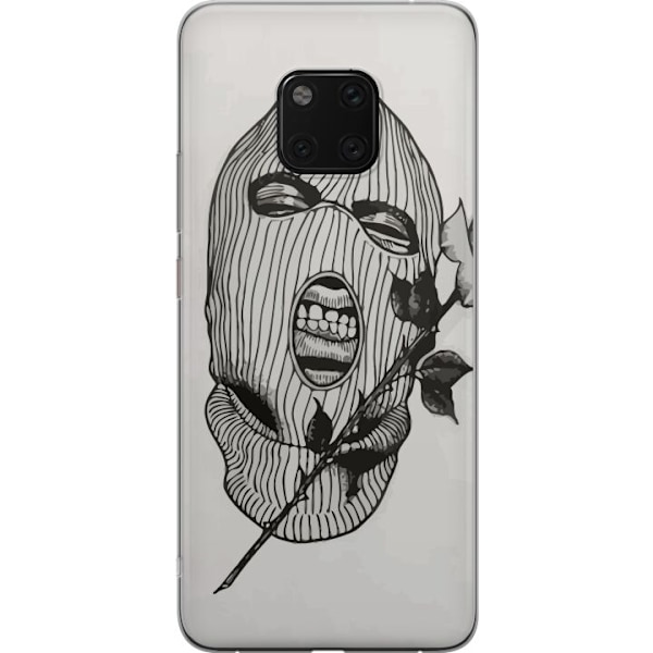 Huawei Mate 20 Pro Genomskinligt Skal Ski Mask Ros Streetwear Design Grafiskt Motiv Spänning Urban Stil Street Art Maskerad Symbol