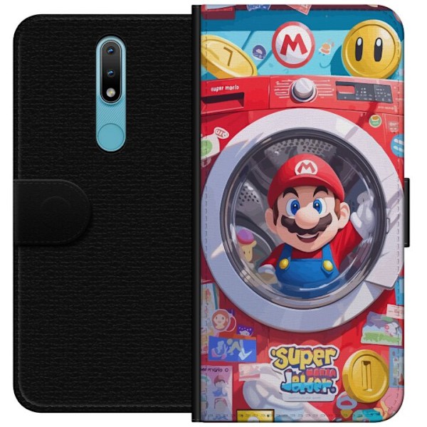 Nokia 2.4 Lommeboketui Mario