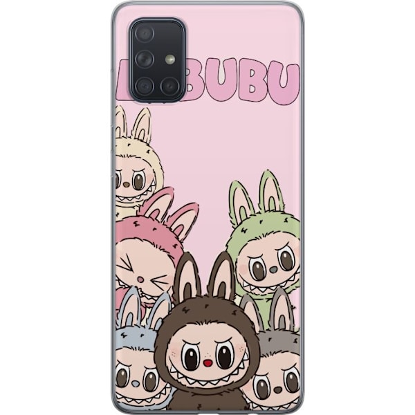 Samsung Galaxy A71 Läpinäkyvä kuori Labubu Classics