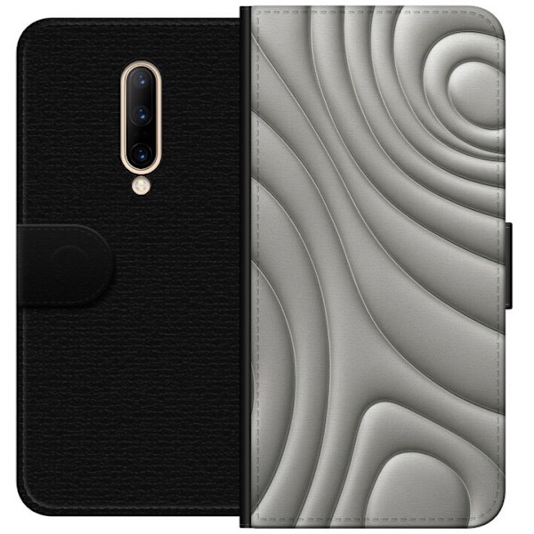 OnePlus 7 Pro Lompakkokotelo Hopea-aallot