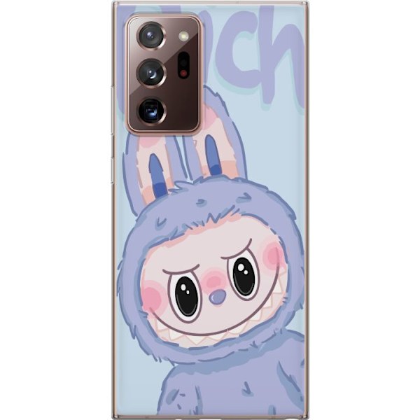 Samsung Galaxy Note20 Ultra Läpinäkyvä kuori Sininen Jänis Labubu