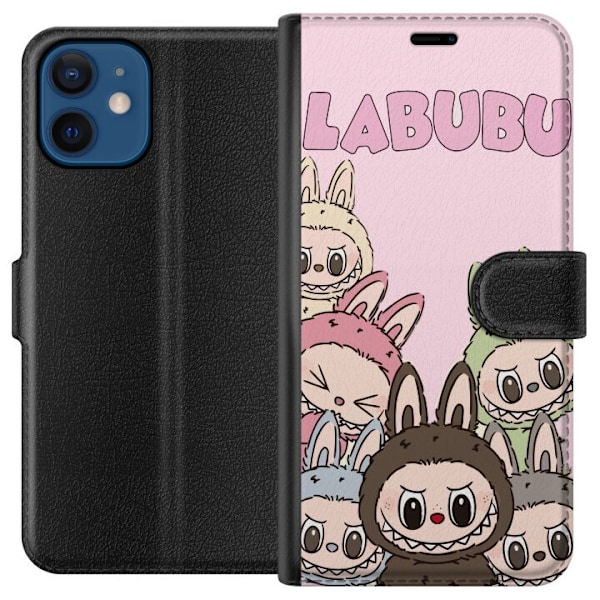 Apple iPhone 12  Tegnebogsetui Labubu Classics