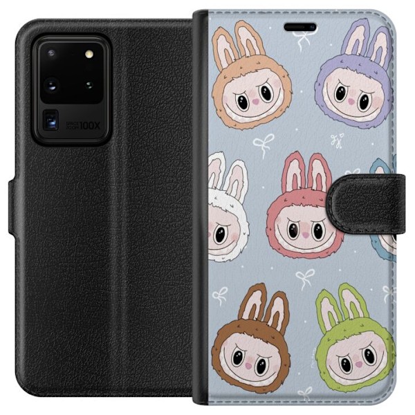 Samsung Galaxy S20 Ultra Plånboksfodral Labubu Star Pattern