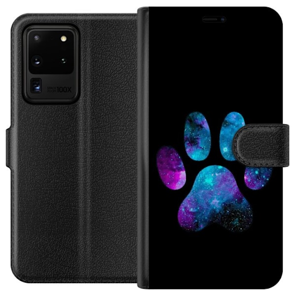 Samsung Galaxy S20 Ultra Lompakkokotelo Galaksin Tassu