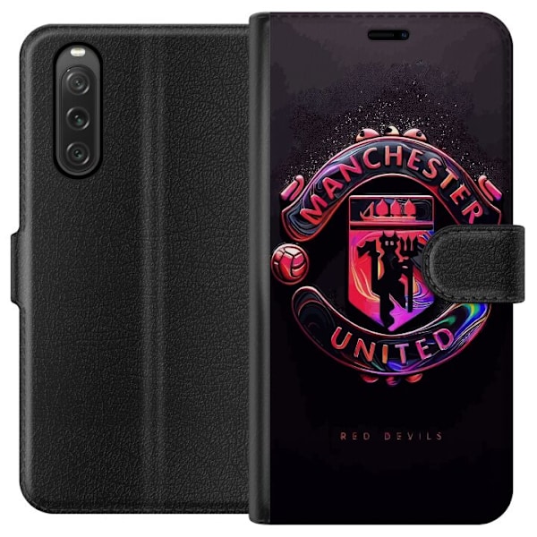 Sony Xperia 10 V Plånboksfodral Manchester United