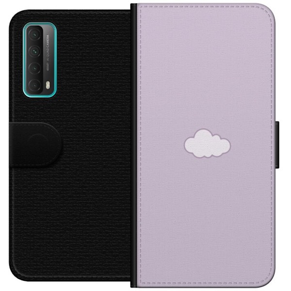 Huawei P smart 2021 Plånboksfodral Lila Moln – minimalistis