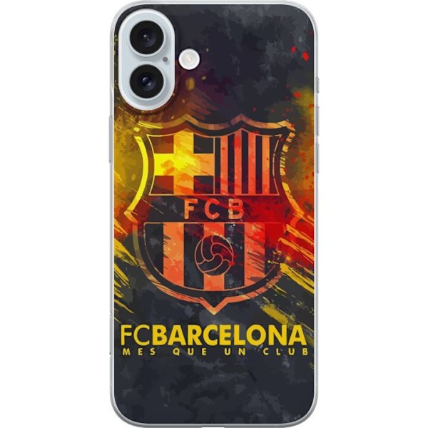 Apple iPhone 16 Plus Gennemsigtig cover FC Barcelona