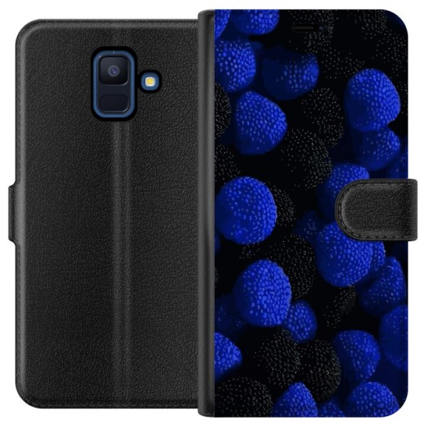 Samsung Galaxy A6 (2018) Plånboksfodral Blå Godisbitar