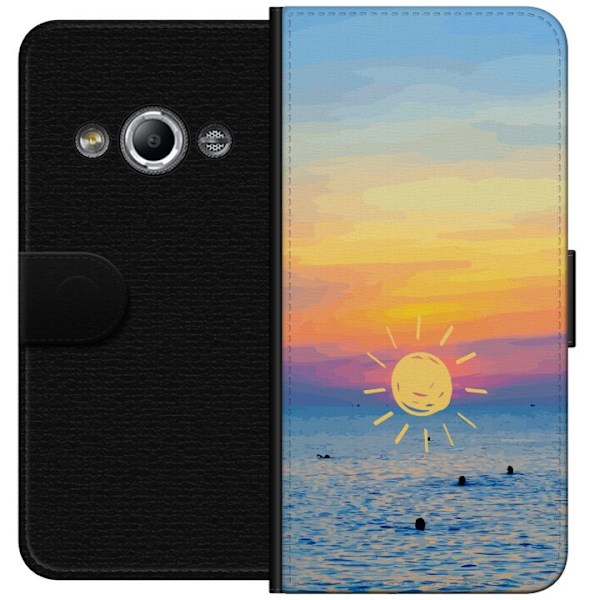 Samsung Galaxy Xcover 3 Tegnebogsetui Solnedgang