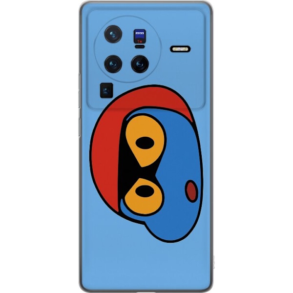 vivo X80 Pro Genomskinligt Skal Bold Bot Head