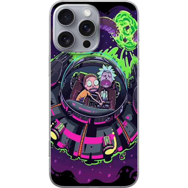 Apple iPhone 16 Pro Max Läpinäkyvä kuori Rick & Morty