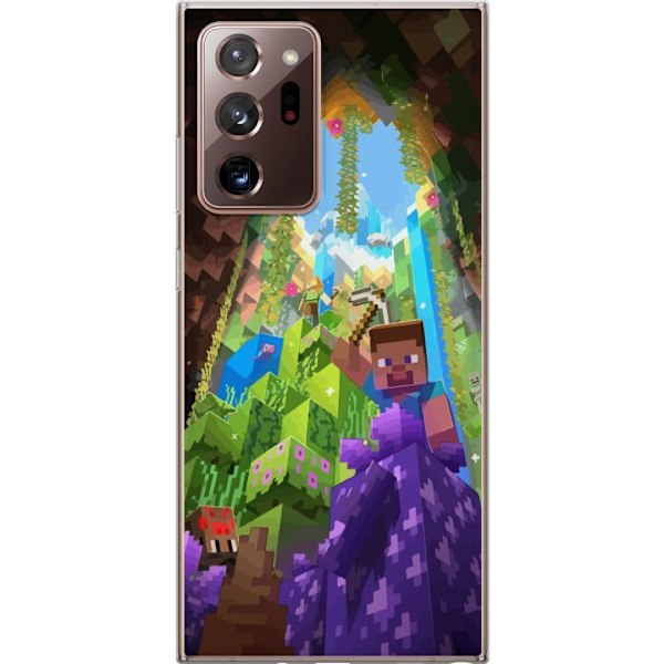 Samsung Galaxy Note20 Ultra Genomskinligt Skal Minecraft