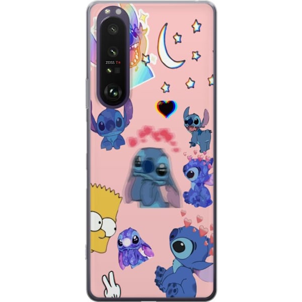 Sony Xperia 1 III Genomskinligt Skal Stitch haha