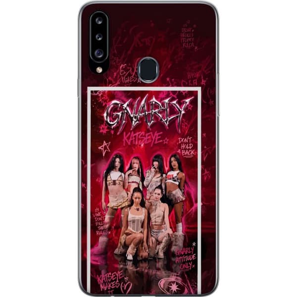 Kompatibelt Mobildeksel til Samsung Galaxy A20s KATSEYE rosa