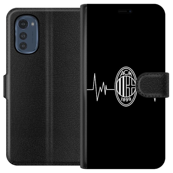 Motorola Moto E32s Tegnebogsetui AC Milan