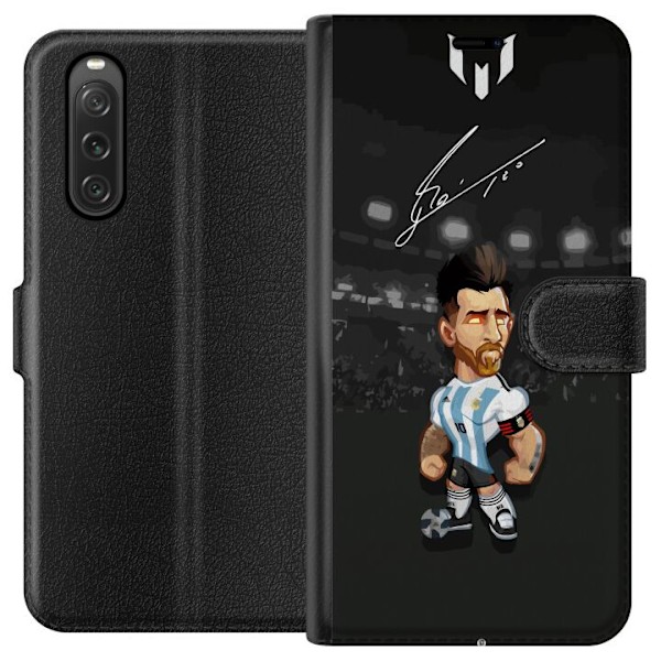 Sony Xperia 10 V Tegnebogsetui Messi