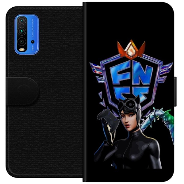 Xiaomi Redmi Note 9 4G Lompakkokotelo Fortnite