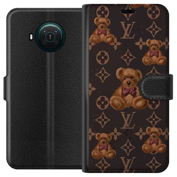 Nokia X10 Lompakkokotelo Louis Vuitton Teddykarhu Kuvio Ylellinen Muotisuunnittelu Suosittu Motiivi Muoti-Trendi Ylelliset Asusteet