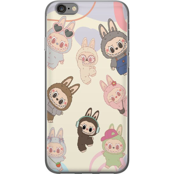 Apple iPhone 6s Läpinäkyvä kuori Labubu Pop Mart Kokoelma Motiivi Figuuri Kokoelma Suunnittelu Suosittu Taidelelu Pop Mart Luova Graafinen